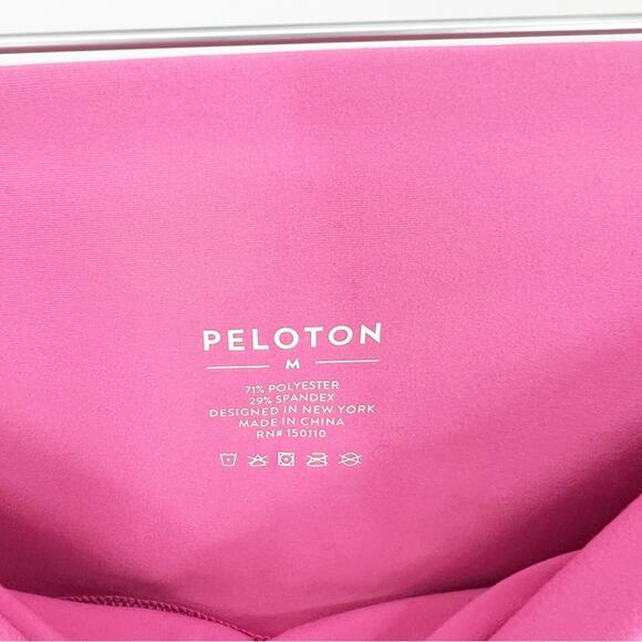 Peloton Caden Crosswaist Bike Shorts M Pink - Picture 8 of 8
